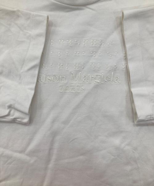 Maison Margiela10（メゾンマルジェラ10）Maison Margiela10 (メゾンマルジェラ10) 点字カレンダーTシャツ ホワイト サイズ:46の古着・服飾アイテム