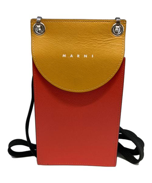 MARNI（マルニ）MARNI (マルニ) ストラップフォンケース レッドの古着・服飾アイテム