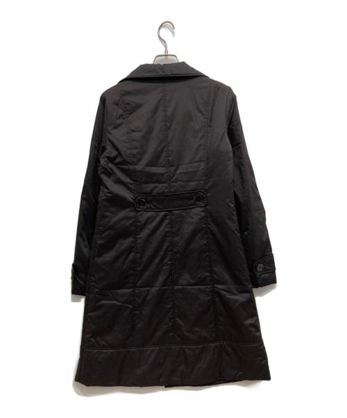 BURBERRY LONDON（バーバリーロンドン）BURBERRY LONDON (バーバリーロンドン) ベスト付ノヴァチェック中綿コート ブラック サイズ:36の古着・服飾アイテム