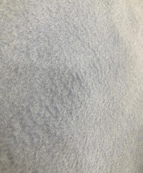 23区（ニジュウサンク）23区 (ニジュウサンク) ウールカシミヤリバー コート スカイブルー サイズ:36の古着・服飾アイテム