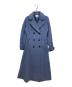 rienda（リエンダ）の古着「22シンデレララインコート」｜ブルー