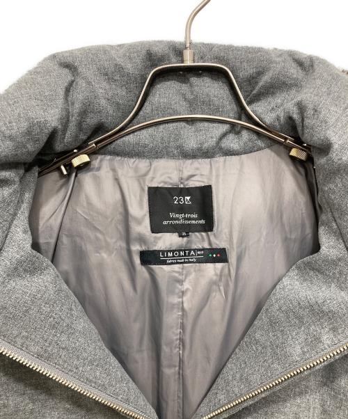 23区（ニジュウサンク）23区 (ニジュウサンク) ダウンコート グレー サイズ:38の古着・服飾アイテム