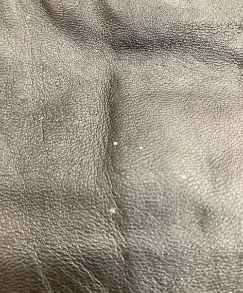 23区（ニジュウサンク）23区 (ニジュウサンク) シープレザー ライダースジャケット ブラック サイズ:38の古着・服飾アイテム