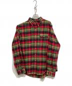 RALPH LAURENラルフローレン）の古着「チェックネルシャツ」｜レッド
