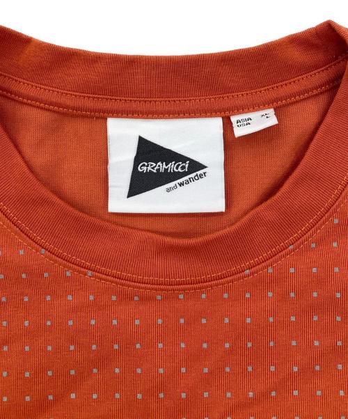 GRAMICCI（グラミチ）GRAMICCI (グラミチ) and wander (アンドワンダー) YOSEMITE GRAPHIC TEE オレンジ サイズ:XLの古着・服飾アイテム