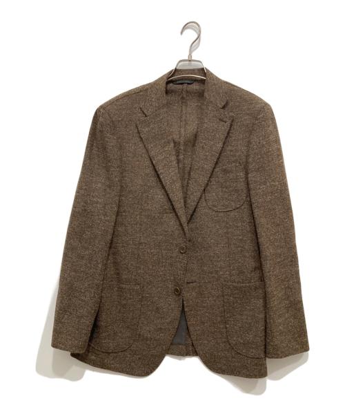 D'URBAN（ダーバン）D'URBAN (ダーバン) ウールテーラードジャケット ブラウン サイズ:100AB7の古着・服飾アイテム
