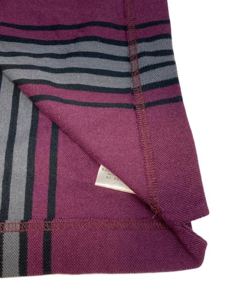 LACOSTE（ラコステ）LACOSTE (ラコステ) BEAUTY&YOUTH (ビューティーアンドユース) vainl archive (ヴァイナルアーカイブ) ポロシャツ ボルドー サイズ:Mの古着・服飾アイテム