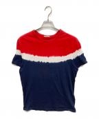 MONCLERモンクレール）の古着「MAGLIA T-SHIRT」｜レッド×ネイビー