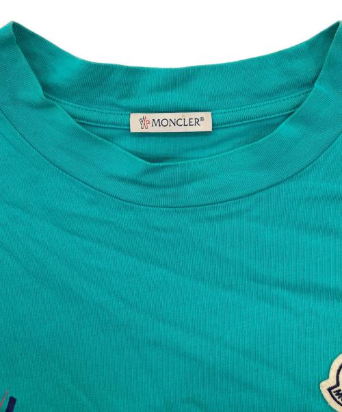 MONCLER（モンクレール）MONCLER (モンクレール) SS TSHIRT エメラルドグリーン サイズ:Sの古着・服飾アイテム