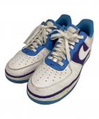 NIKEナイキ）の古着「ローカットスニーカー」｜ホワイト×スカイブルー