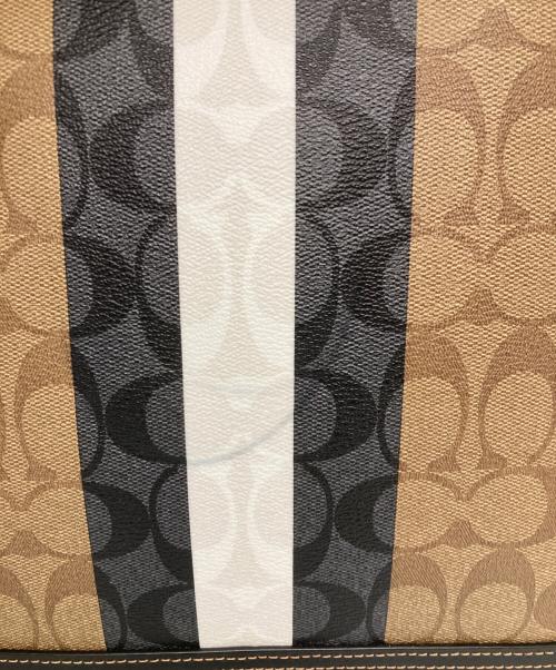 COACH（コーチ）COACH (コーチ) シグネチャー2WAYトートバッグ ベージュの古着・服飾アイテム