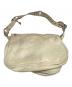 Christian Dior (クリスチャン ディオール) ガウチョショルダーバッグ ベージュ：60000円