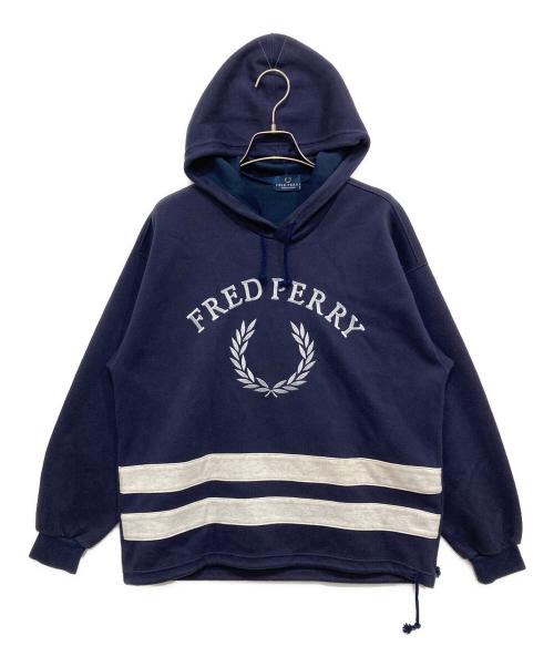 FRED PERRY（フレッドペリー）FRED PERRY (フレッドペリー) 刺繍ロゴパーカー ネイビー サイズ:Sの古着・服飾アイテム
