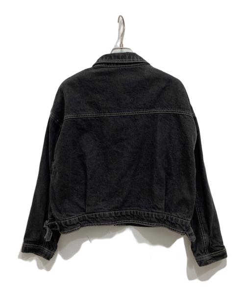 CAPRICIEUX LE'MAGE（カプリシューレマージュ）CAPRICIEUX LE'MAGE (カプリシューレマージュ) ショートデニムジャケット ブラック サイズ:Fの古着・服飾アイテム