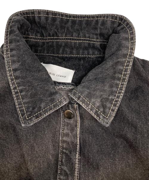 CAPRICIEUX LE'MAGE（カプリシューレマージュ）CAPRICIEUX LE'MAGE (カプリシューレマージュ) ショートデニムジャケット ブラック サイズ:Fの古着・服飾アイテム