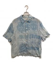 OUR LEGACY（アワーレガシー）の古着「BOX SHIRT SHORTSLEEVE」｜スカイブルー