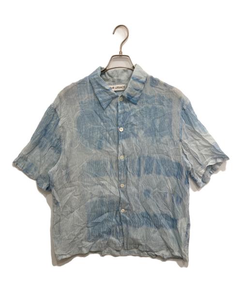 OUR LEGACY（アワーレガシー）OUR LEGACY (アワーレガシー) BOX SHIRT SHORTSLEEVE スカイブルー サイズ:46の古着・服飾アイテム