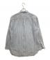 AURALEE (オーラリー) HARD TWIST FINX ORGANDY STRIPE SHIRT スカイブルー サイズ:4：12000円