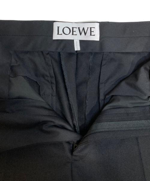 LOEWE（ロエベ）LOEWE (ロエベ) ストレートスラックス ブラック サイズ:46(M相当)の古着・服飾アイテム