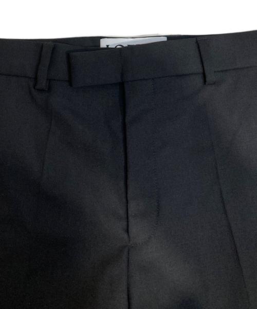 LOEWE（ロエベ）LOEWE (ロエベ) ストレートスラックス ブラック サイズ:46(M相当)の古着・服飾アイテム