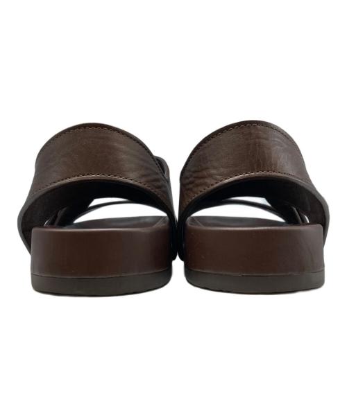 LOEWE（ロエベ）LOEWE (ロエベ) EASE SANDAL BUCKLE ブラウン サイズ:SIZE 42(27cm相当)の古着・服飾アイテム