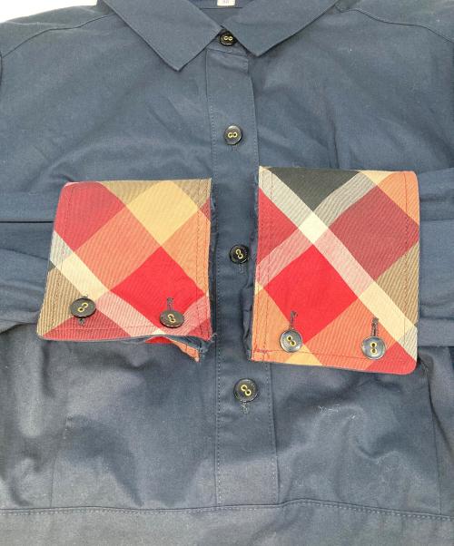 BURBERRY BLUE LABEL（バーバリー ブルー レーベル）BURBERRY BLUE LABEL (バーバリーロンドンブルーレーベル) ワンピース ネイビー サイズ:38 (M)の古着・服飾アイテム