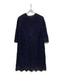 ADORE（アドーア）の古着「レースワンピース」｜ネイビー