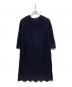 ADORE（アドーア）の古着「レースワンピース」｜ネイビー