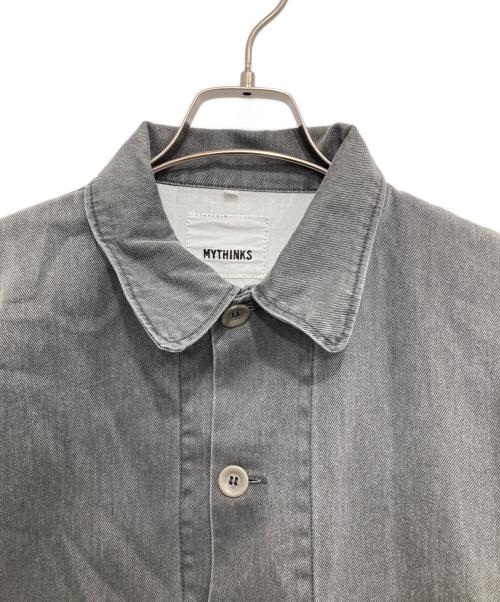 MYTHINKS（マイシンクス）MYTHINKS (マイシンクス) デニムジャケット グレー サイズ:Mの古着・服飾アイテム