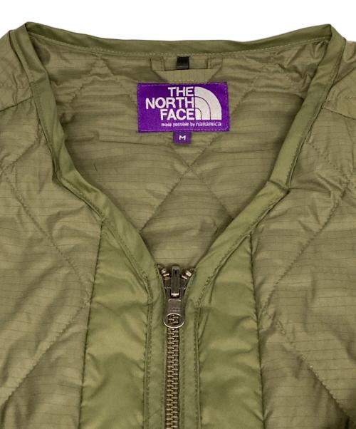 THE NORTHFACE PURPLELABEL（ザ・ノースフェイス パープルレーベル）THE NORTHFACE PURPLELABEL (ザ・ノースフェイス パープルレーベル) PLAS Field Down Cardigan オリーブ サイズ:Mの古着・服飾アイテム