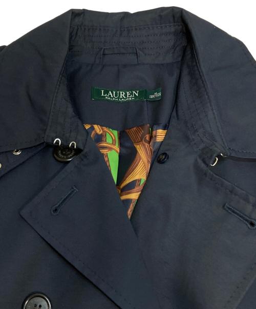 LAUREN RALPH LAUREN（ローレンラルフローレン）LAUREN RALPH LAUREN (ローレンラルフローレン) トレンチコート ネイビー サイズ:Mの古着・服飾アイテム