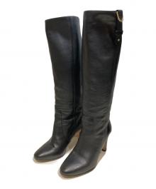 JIMMY CHOO（ジミーチュウ）の古着「ロングブーツ」｜ブラック