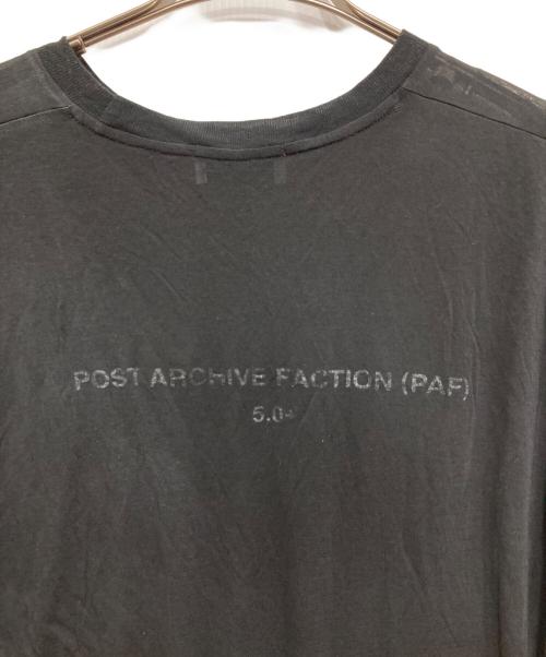 POST ARCHIVE FACTION（ポストアーカイブファクション）post archive faction (ポストアーカイブファクション) Tシャツ ブラック サイズ:Lの古着・服飾アイテム