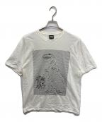 stussyステューシー）の古着「DOTS LOOPS TEE」｜ホワイト