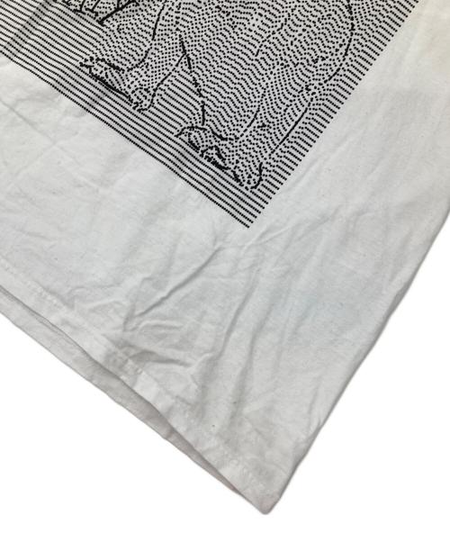 stussy（ステューシー）stussy (ステューシー) DOTS LOOPS TEE ホワイト サイズ:Lの古着・服飾アイテム