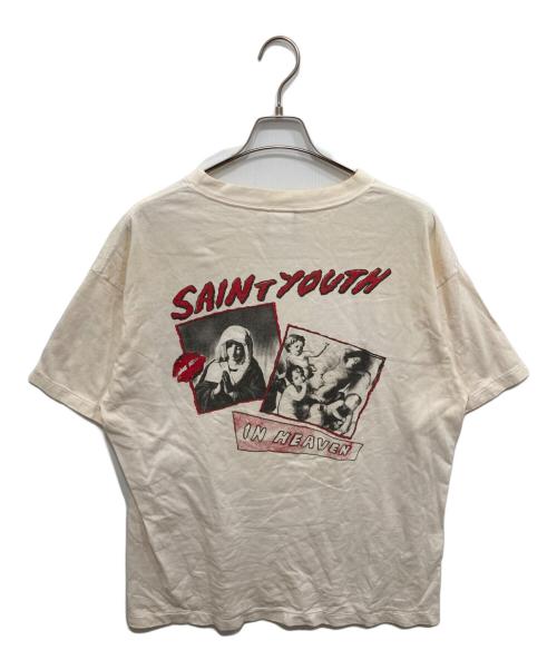 SAINT MICHAEL（セントマイケル）SAINT MICHAEL (セントマイケル) SS TEE / IN HEAVEN ホワイト サイズ:XLの古着・服飾アイテム