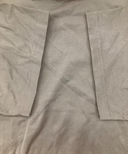 KOLOR（カラー）KOLOR (カラー) 襟ニットドッキングTシャツ ブラック サイズ:3の古着・服飾アイテム