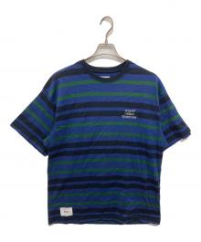 WTAPS（ダブルタップス）の古着「ボーダーTシャツ」｜ネイビー×グリーン