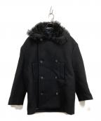 Acne studiosアクネ ストゥディオス）の古着「モンゴリアンカラーPコート」｜ブラック