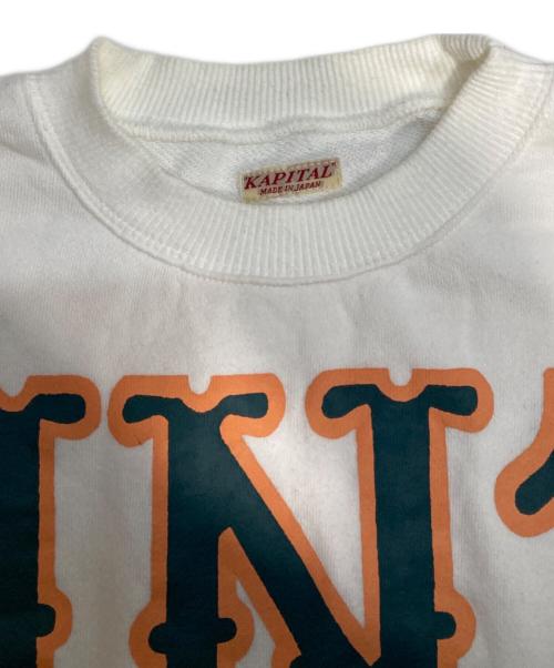 KAPITAL（キャピタル）KAPITAL (キャピタル) ビッグカントリースウェット ホワイト サイズ:Freeの古着・服飾アイテム