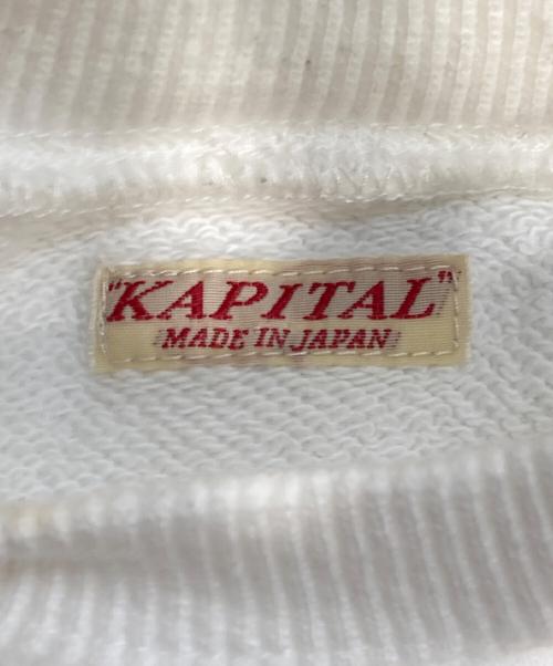 KAPITAL（キャピタル）KAPITAL (キャピタル) ビッグカントリースウェット ホワイト サイズ:Freeの古着・服飾アイテム