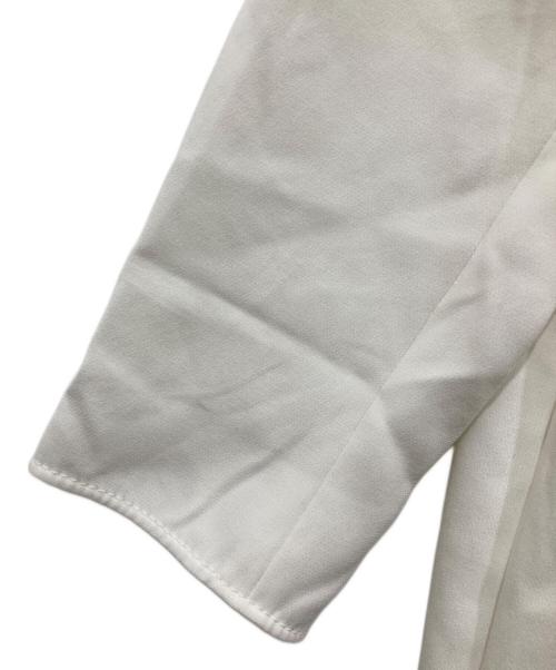 MUSE de Deuxieme Classe（ミューズ ドゥーズィエム クラス）MUSE de Deuxieme Classe (ミューズ ドゥーズィエム クラス) トリアセジョーゼットシチブソデプルオーバー ホワイト サイズ:Fの古着・服飾アイテム