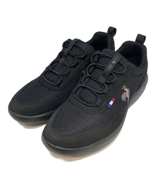 le coq sportif（ルコックスポルティフ）le coq sportif (ルコックスポルティフ) ローカットスニーカー ブラック サイズ:23の古着・服飾アイテム