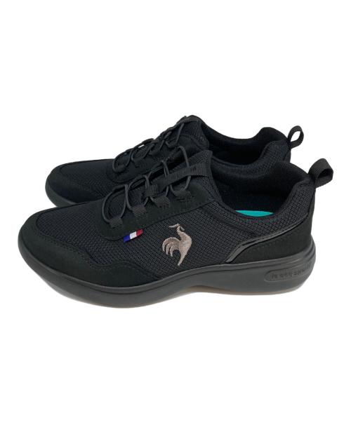 le coq sportif（ルコックスポルティフ）le coq sportif (ルコックスポルティフ) ローカットスニーカー ブラック サイズ:23の古着・服飾アイテム