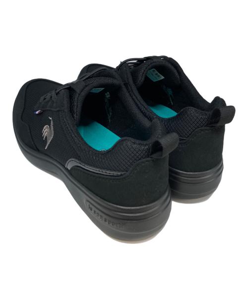 le coq sportif（ルコックスポルティフ）le coq sportif (ルコックスポルティフ) ローカットスニーカー ブラック サイズ:23の古着・服飾アイテム
