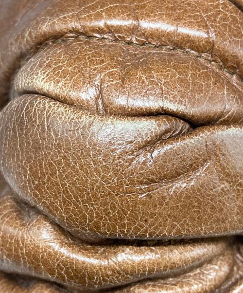 MIU MIU（ミュウミュウ）MIU MIU (ミュウミュウ) ハンドバッグ ブラウンの古着・服飾アイテム