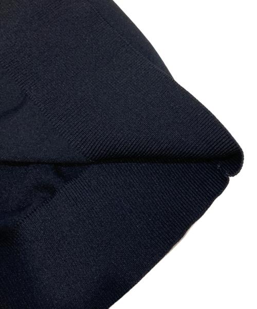 CABAN（キャバン）CABAN (キャバン) ファインポリエステル ハーフスリーブポケットカーディガン ブラック サイズ:Sの古着・服飾アイテム