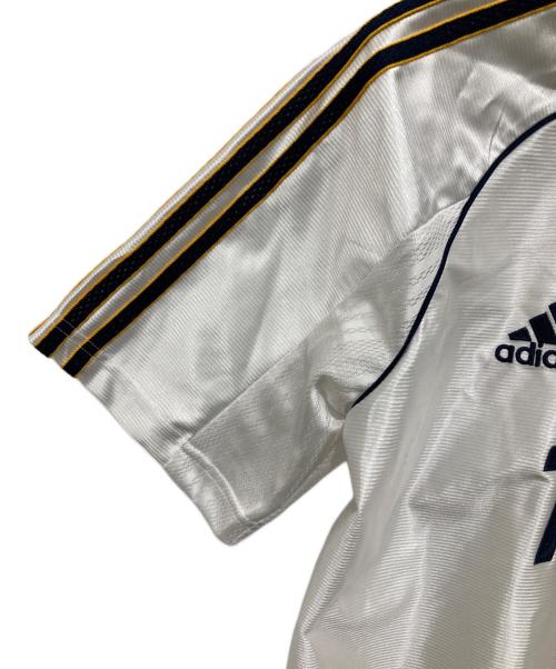 adidas（アディダス）adidas (アディダス) レアル・マドリード 99/00 ホームユニフォーム ホワイト サイズ:Mの古着・服飾アイテム