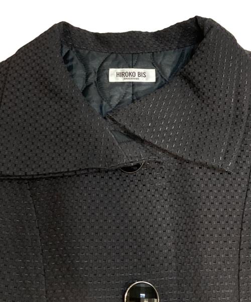HIROKO BIS（ヒロコビス）HIROKO BIS (ヒロコビス) コート ブラック サイズ:Lの古着・服飾アイテム