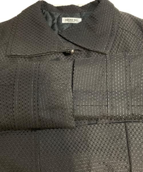 HIROKO BIS（ヒロコビス）HIROKO BIS (ヒロコビス) コート ブラック サイズ:Lの古着・服飾アイテム